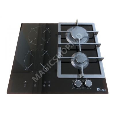 Встраиваемая комбинированная варочная панель YOL-60 2G2IN Tornado